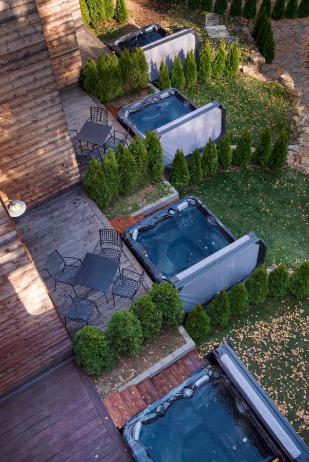 Pinus Villas Lodge With Private Jacuzzi & Phyto-Sauna Retreat Zheleznitsa エクステリア 写真