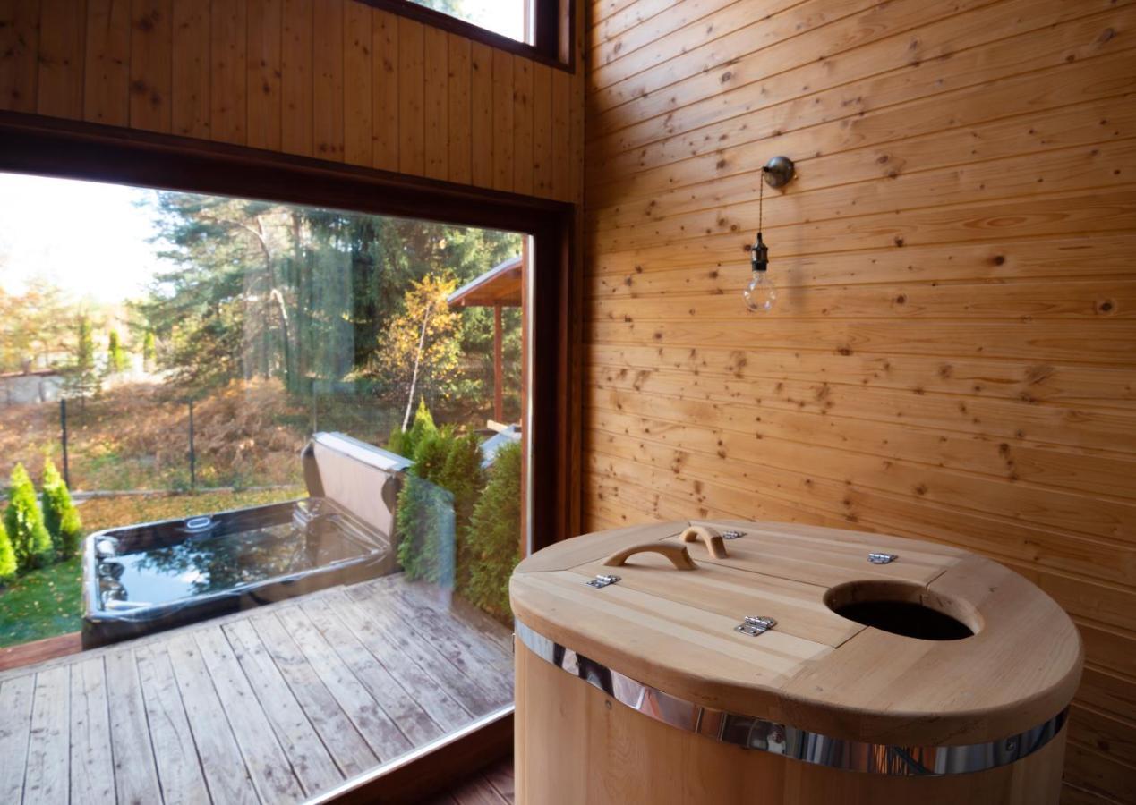 Pinus Villas Lodge With Private Jacuzzi & Phyto-Sauna Retreat Zheleznitsa エクステリア 写真